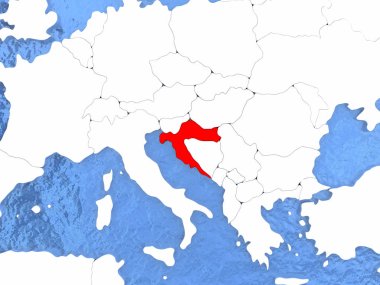 Hırvatistan dünya üzerinde