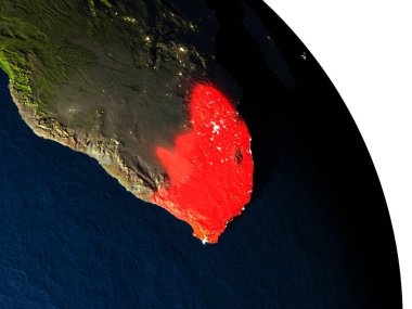 Uzaydan gelen Güney Afrika