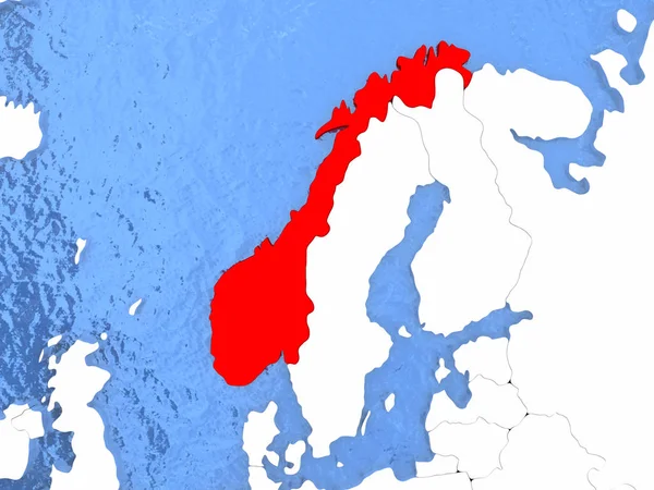 Norwegia na świecie — Zdjęcie stockowe