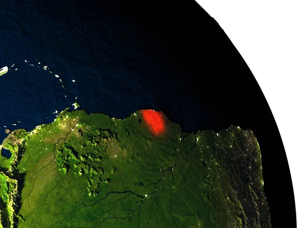 Guayana Francesa desde el espacio —  Fotos de Stock