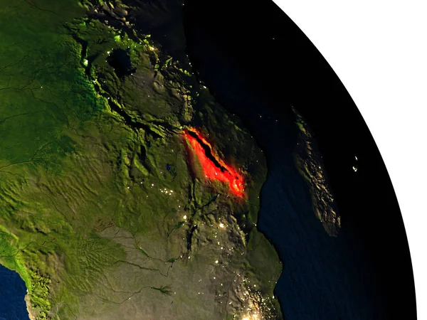 Malawi desde el espacio —  Fotos de Stock