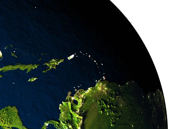 Caribe desde el espacio —  Fotos de Stock