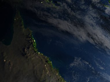 Planet Earth geceleri büyük resif bariyeri
