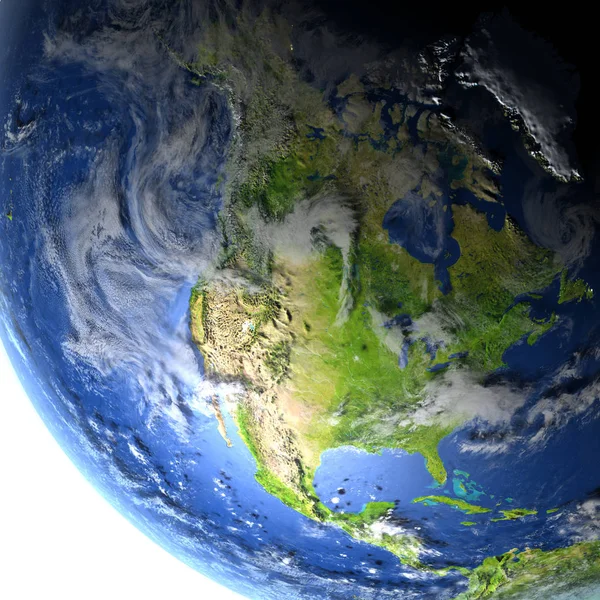 Kuzey Amerika Planet Earth — Stok fotoğraf