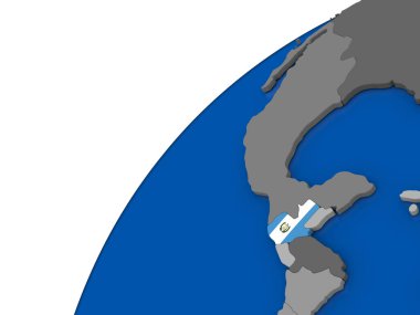 Guatemala bayrağı siyasi dünya üzerinde