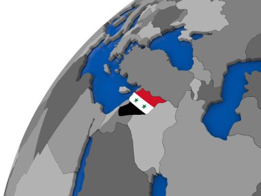 Suriye bayrağı siyasi dünya üzerinde