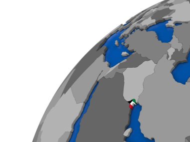 Kuveyt bayrağı siyasi dünya üzerinde