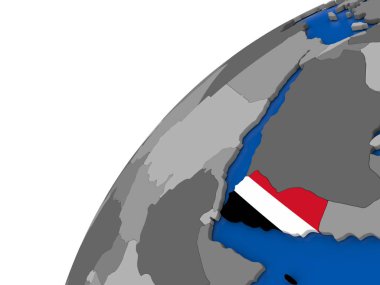 Yemen bayrak siyasi dünya üzerinde
