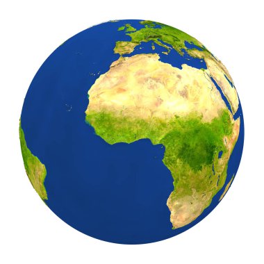 Yeryüzünde vurgulanan Gana