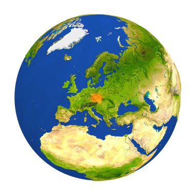 Çek Cumhuriyeti Dünya'vurgulanmış