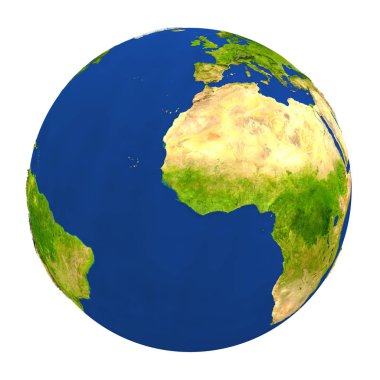 Yeryüzünde vurgulanan Gine