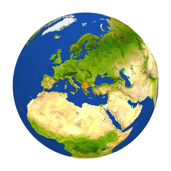 Yeryüzünde vurgulanan Makedonya