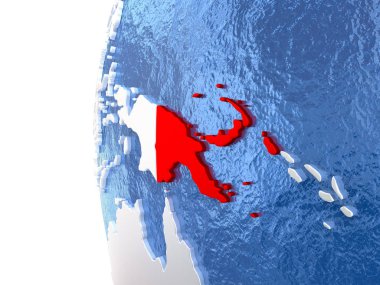 Papua Yeni Gine dünya üzerinde