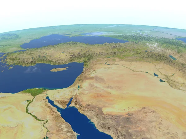 地球上の惑星中東 — ストック写真