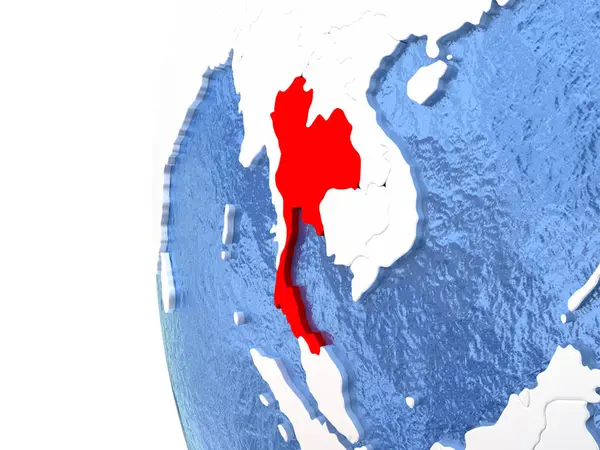 Dünya üzerinde Tayland — Stok fotoğraf