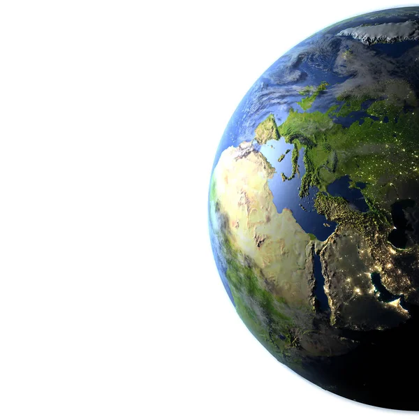 Europa na planecie Ziemia — Zdjęcie stockowe