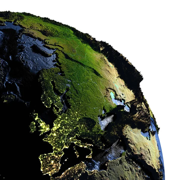 Abartılı Dağları ile yeryüzünde Europe — Stok fotoğraf