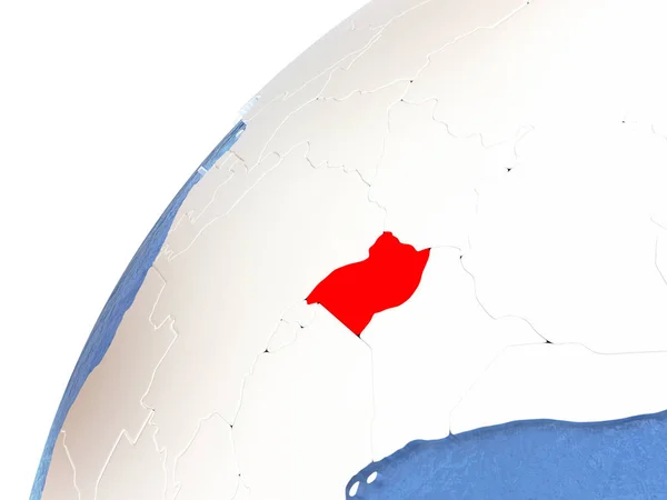 青い海と金属球をウガンダ — ストック写真