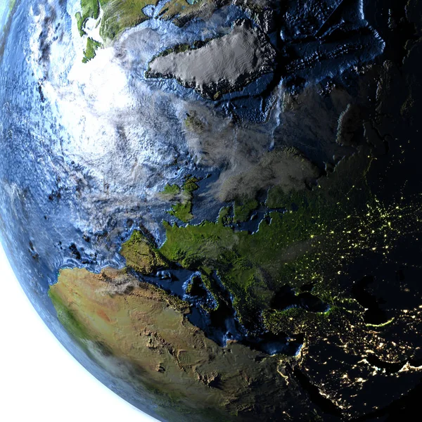 Europa na ziemi - dno oceanu widoczne — Zdjęcie stockowe