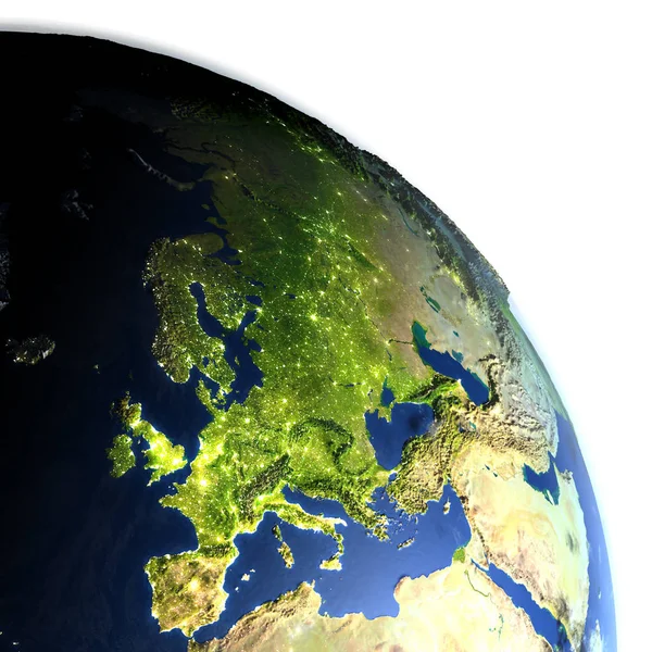 L'Europa sul pianeta Terra — Foto Stock
