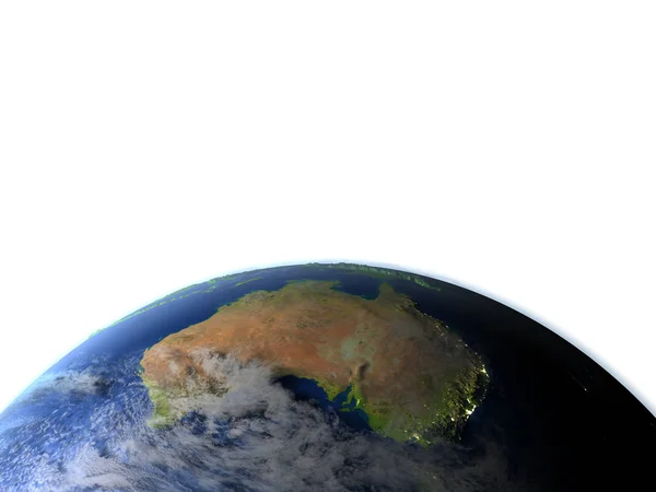 Australia sul pianeta Terra — Foto Stock