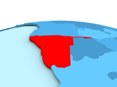 Namibya mavi dünya üzerinde