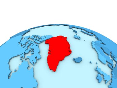 Grönland mavi dünya üzerinde