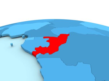 Kongo mavi dünya üzerinde