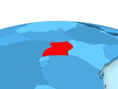 Mavi dünya üzerinde Uganda