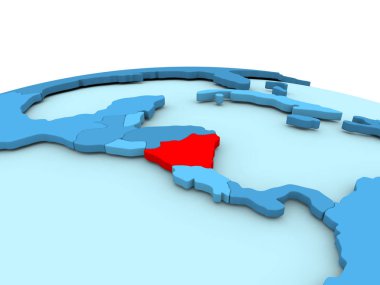 Nikaragua mavi dünya üzerinde