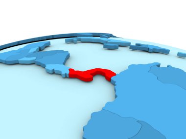 Panama mavi dünya üzerinde