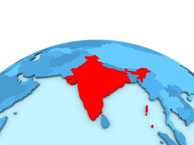 Mavi dünya üzerinde Hindistan