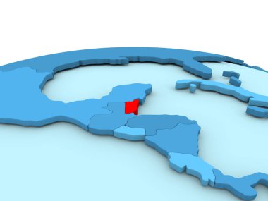 Belize mavi dünya üzerinde