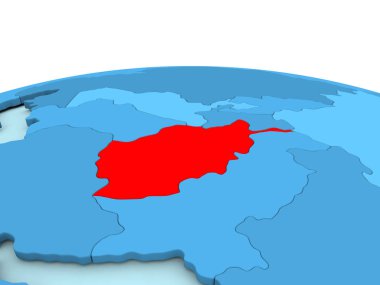 Afganistan mavi dünya üzerinde