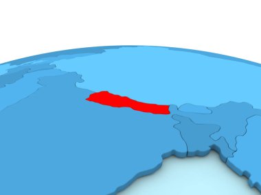 Mavi dünya üzerinde Nepal