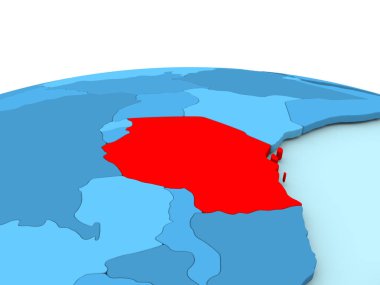 Mavi dünya üzerinde Tanzanya