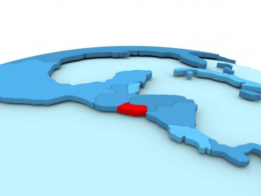 El Salvador mavi dünya üzerinde