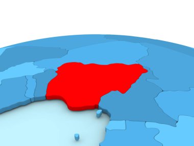 Nijerya mavi dünya üzerinde