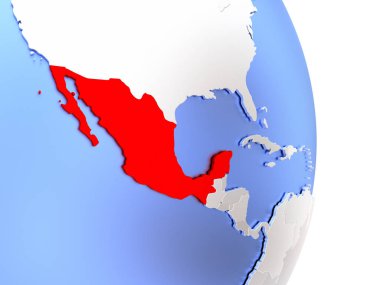 Meksika zarif modern 3d Globe