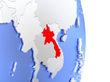 Laos zarif modern 3d Globe
