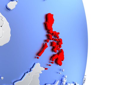 Zarif modern 3d Globe Türkiye