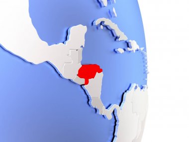 Honduras zarif modern 3d Globe