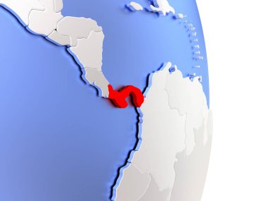 Panama zarif modern 3d Globe