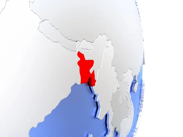 우아한 현대 3d 세계에 방글라데시 — 스톡 사진
