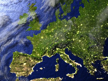 Dünya'nın gerçekçi model gecesi Avrupa