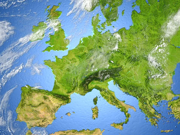Europa auf dem Planeten Erde — Stockfoto
