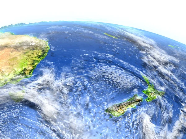 Nueva Zelanda en el planeta Tierra — Foto de Stock