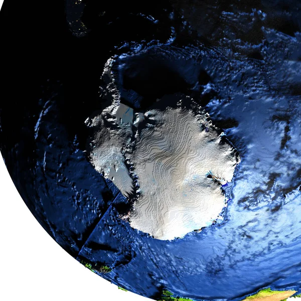 地球上で誇張された山 Antractic — ストック写真