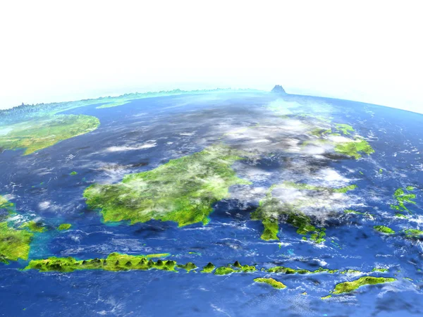 Maleisië op de planeet aarde — Stockfoto