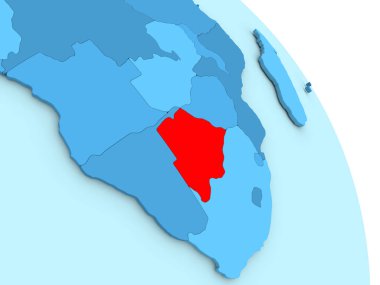 Botsvana mavi siyasi dünya üzerinde